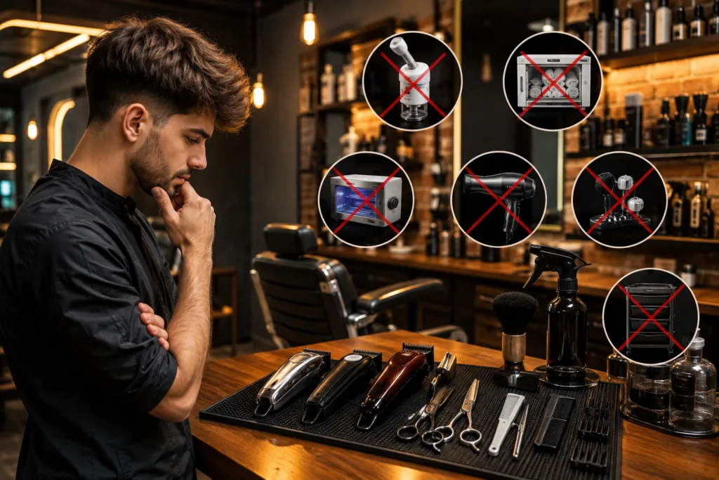 Equipamientos no necesarios que todo barbero debería evitar