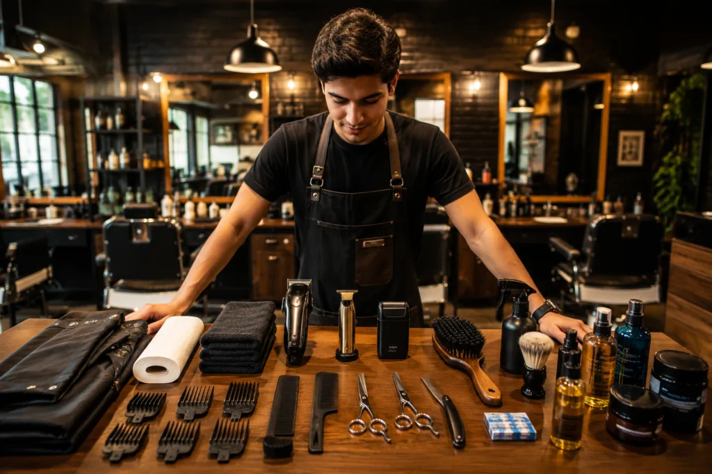 Kit de barbería para principiantes: checklist completo para nuevos barberos