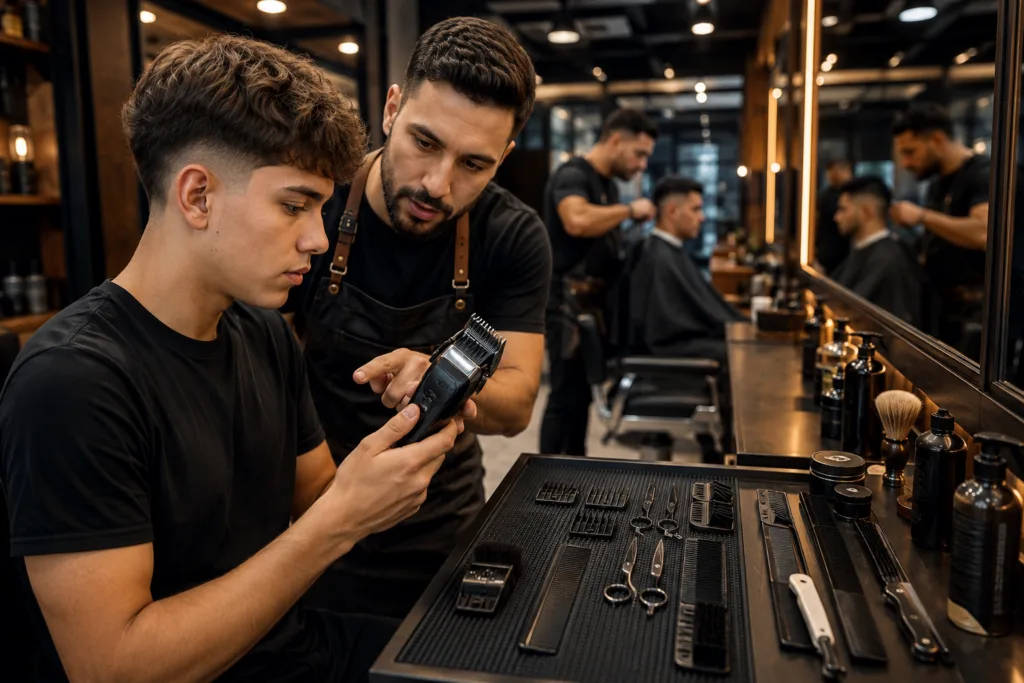Por dónde empezar en la barbería: paso a paso desde cero