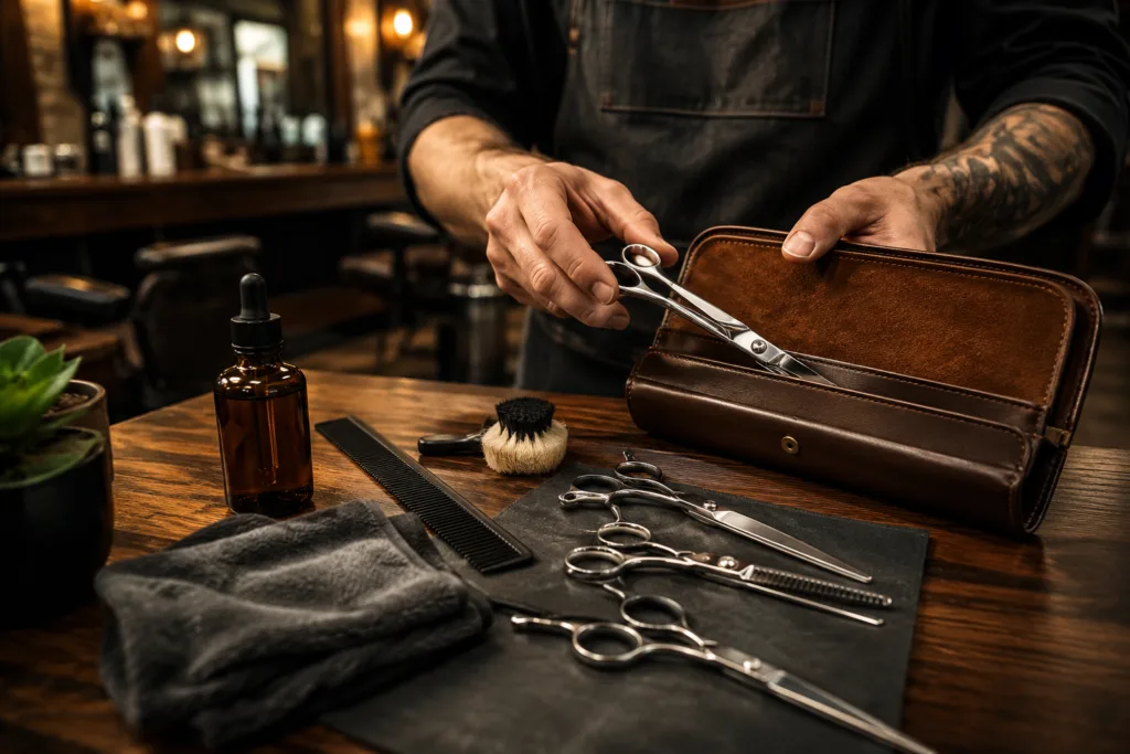 Cómo Cuidar la Tijera de Barbero y Guardarla Correctamente