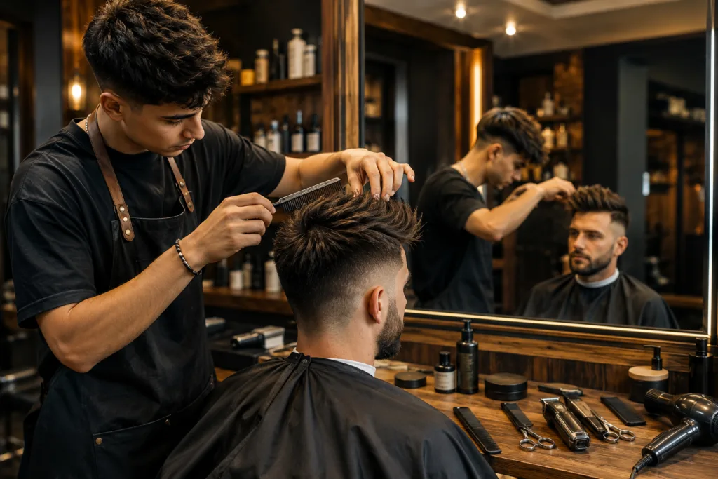 Como finalizar cabelo masculino: guía para barberos