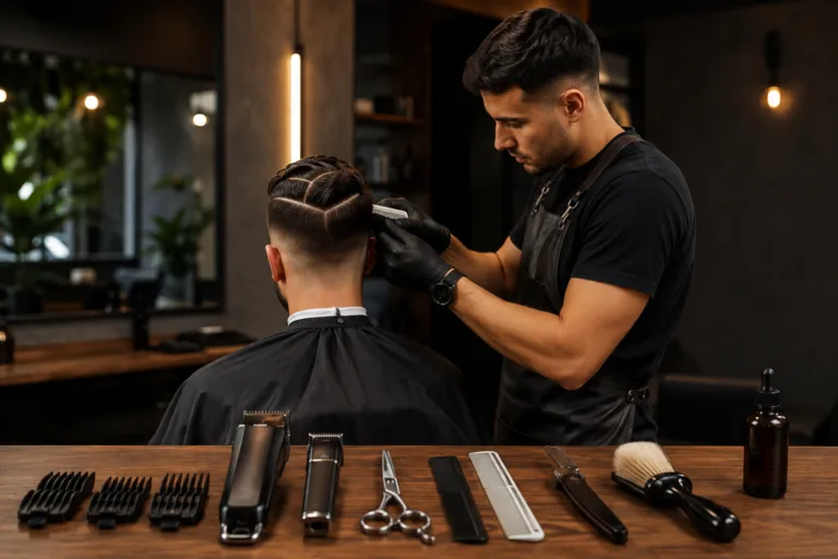 Divisiones de cabello para corte masculino: guía completa